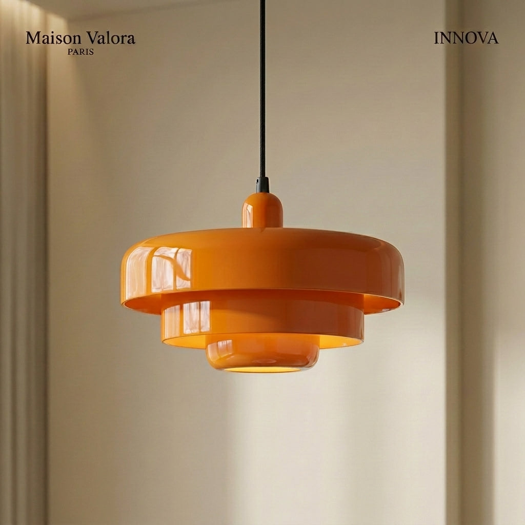 HALO — Suspension Globe Verre Coloré | Nacre · Safran · Braise · Céladon