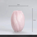 Simple Niche Creative Light Luxury High-end Dining Table Living Room Ornament Hydroponic Flower Arrangement Glass Vase