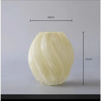 Simple Niche Creative Light Luxury High-end Dining Table Living Room Ornament Hydroponic Flower Arrangement Glass Vase