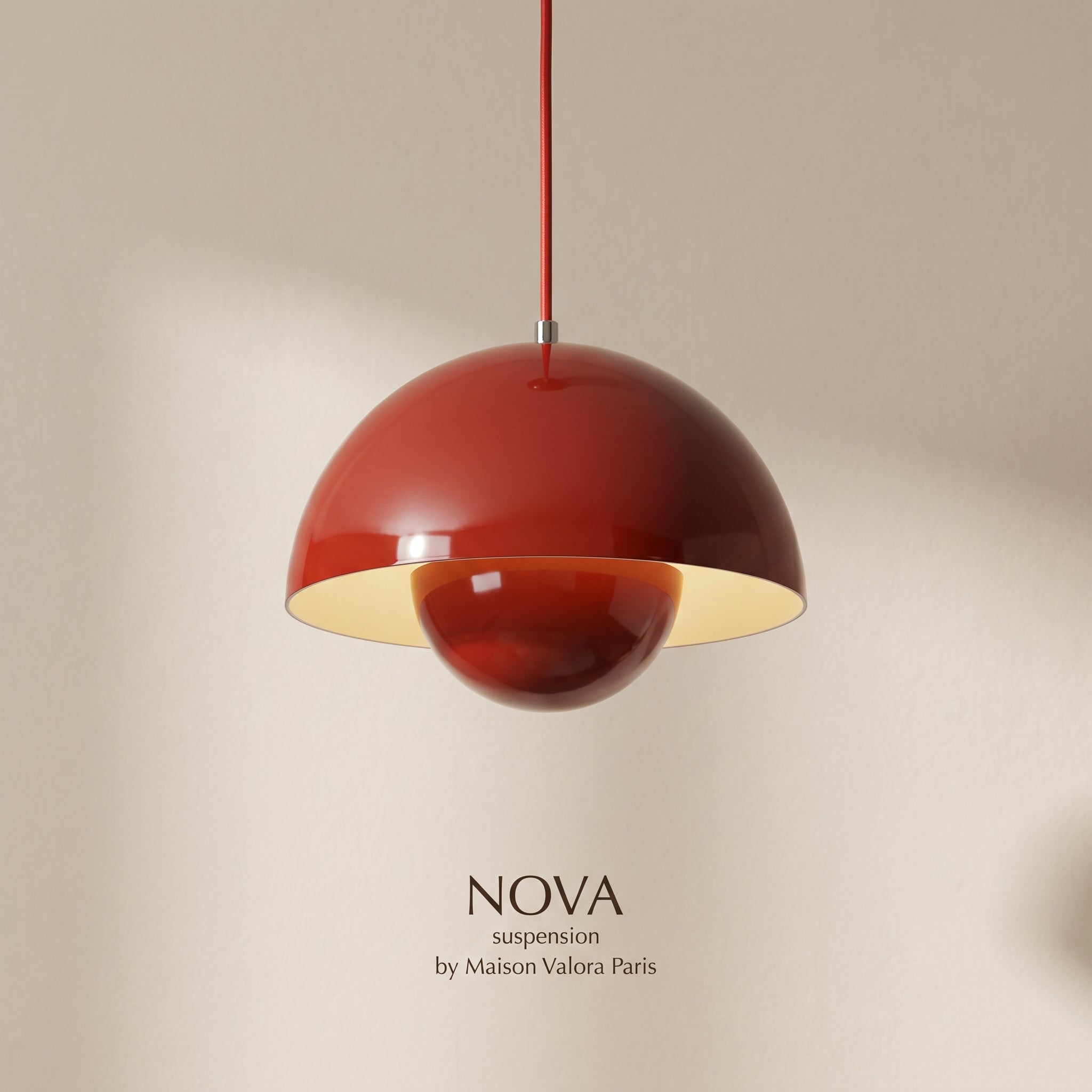 NOVA — Suspension Bouton Floral Colorée