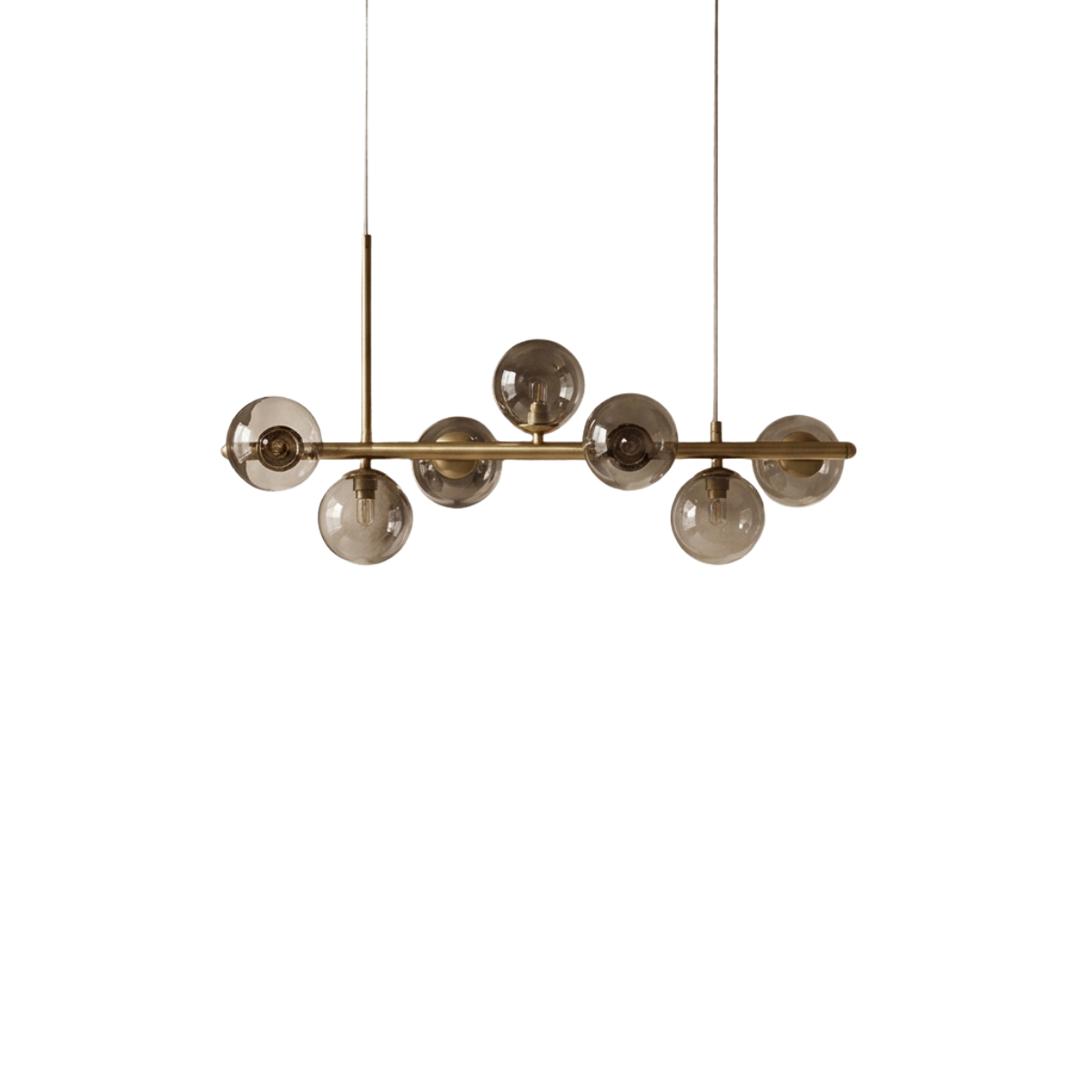 CANOPÉE — Suspension Dorée Multi-Têtes