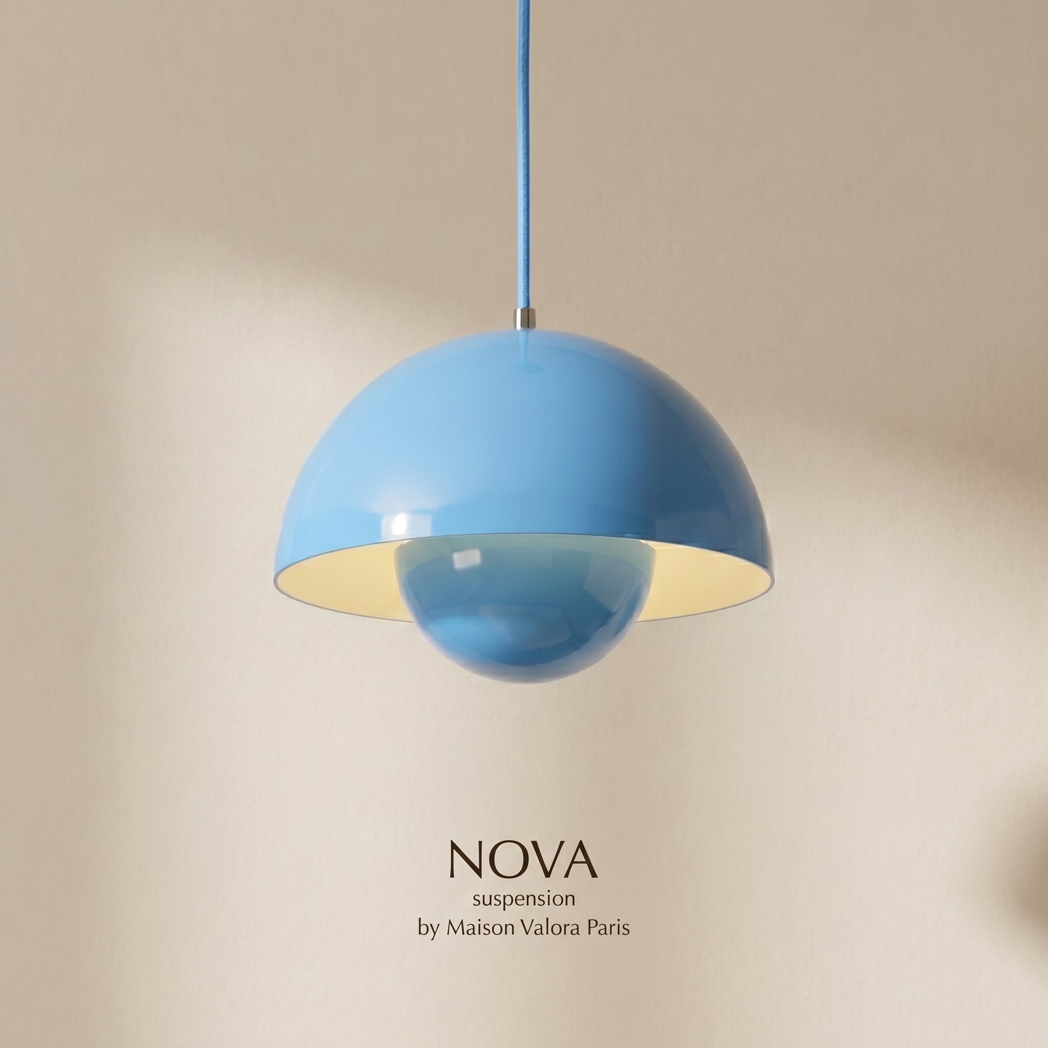 NOVA — Suspension Bouton Floral Colorée